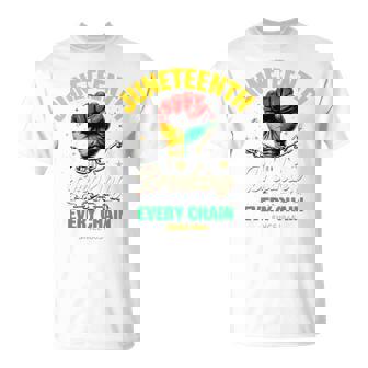 Junenth Breaking Every Chainince 1865 Fist Pride 長袖tシャツ Tシャツ - Kawaiitshirt