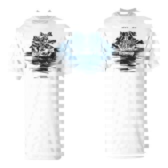 Just Chillin’ Gator Minimal Alligator Eyes Above Water T-Shirt - Thegiftio