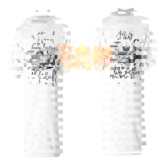 Just A Girl Who Loves Fall Pumpkin Cozy Autumn T-Shirt - Thegiftio UK