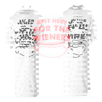 Just Here For The Wieners Hot Dog 4Th Of July American T-Shirt | Mazezy