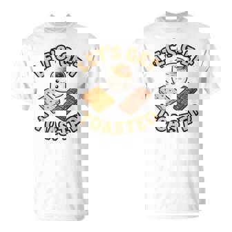 Kawaii'mores Let's Get Toast キュート 面白い キャンプ 駄洒落。 Tシャツ - Kawaiitshirt