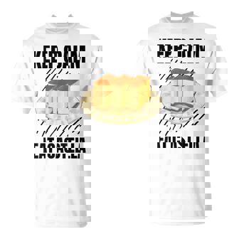 Keep Calm Eat Castella ヴィンテージ グランジ カステラ ケーキ好き Tシャツ - Kawaiitshirt