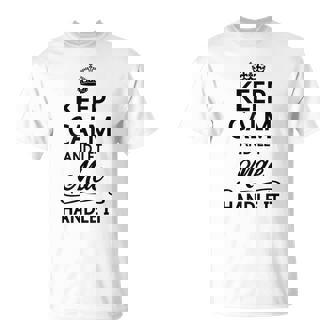 Keep Calm And Let Mae Handle It Divertido Regalo Con Nombre Camiseta unisex - Regaloses