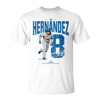 Kike Hernandez Los Angeles D Baseball Players Mlbkhe3901 T-Shirt - Thegiftio UK