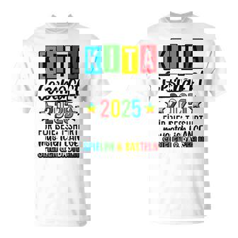 Kitaabsolvent Kitaabgänger Kindergarten Abschied Children's Kita Geschafft Kita Abgänger Kindergarten Child Graduation 2025 Gray T-Shirt - Seseable