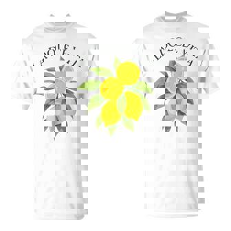 La Dolce Vita Lemon Italian Summer Vibes T-Shirt - Thegiftio