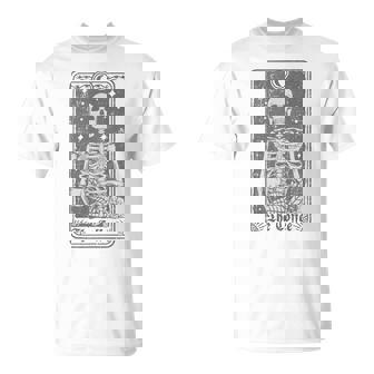 La Tarjeta Del Tarot Del Amante Del Café Gótico Oculto Para El Lector Del Tarot In Mangas Camiseta unisex - Regaloses