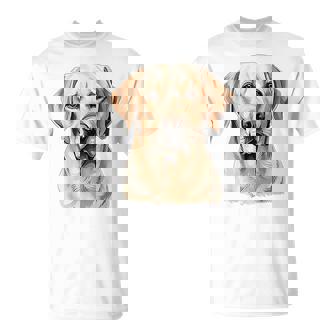 Labrador Cara Mascota Dibujo Ilustración Animal Labrador Camiseta unisex - Regaloses