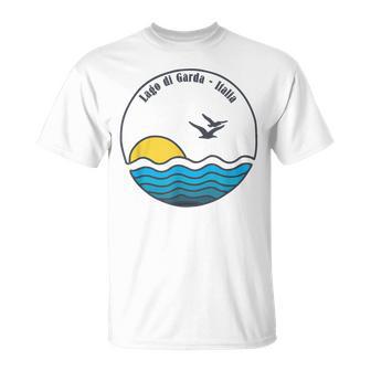 Lago De Garda -Acaciones En El Lago De Garda Italia Camiseta unisex - Regaloses