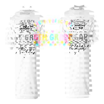 Last Day Of School Autographs 4Th Grade Graduation 2025 T-Shirt - Thegiftio