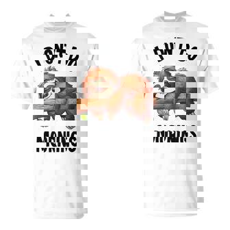 Lazy Nappingloth 怠惰な昼寝ナマケモノ Tシャツ - Kawaiitshirt