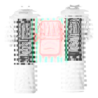 Les Sardines Fisherman Aesthetic Coastal Sardine Summer T-Shirt - Thegiftio UK