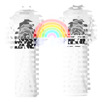 Lgbtq Be You Pocket Gay Pride Lgbt Ally Rainbow Flagintage Tシャツ - Kawaiitshirt