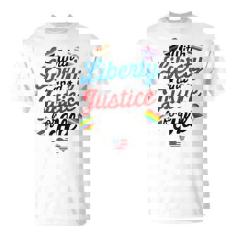With Liberty And Justice For All Fundamental Rights T-Shirt | Mazezy