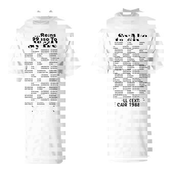 List Of 99 Reasons To Stay Alive Mental Health Awareness T-Shirt - Thegiftio UK
