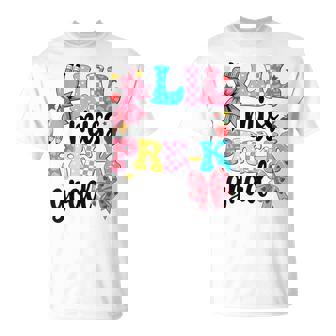 Little Miss Pre-K Grad 2025 Coquette Preschool Graduation T-Shirt - Thegiftio UK