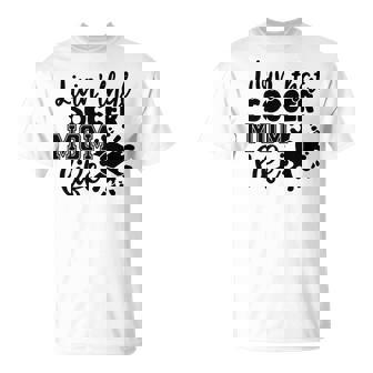 Livin' Thatoccer Mom Life ファニースポーツ 母の日 長袖tシャツ Tシャツ - Kawaiitshirt