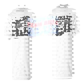 Looked Good From Here Blue Softball Mama Mom Game Day T-Shirt - Monsterry