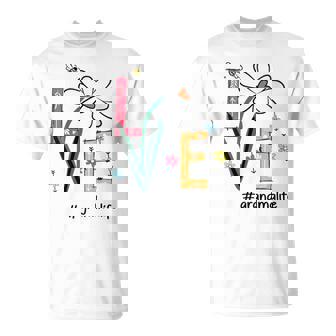 Love Grandma Life Daisy Flower Cute For Grandma T-Shirt | Mazezy