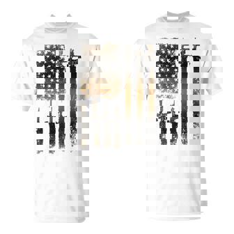 I Love Guns ブラックライフルコーヒー メンズ レディース バックデザイン Tシャツ - Kawaiitshirt