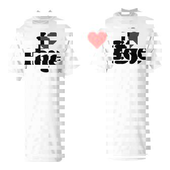 I Love Heart Hope Namee On A Tシャツ - Kawaiitshirt