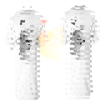 I Love Japan And Chihuahua 長髪 ちわわ ロングヘアママ 長袖tシャツ Tシャツ - Kawaiitshirt