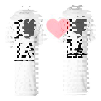 I Love La Top I Heart Los Angeles バケーションギフト Tシャツ - Kawaiitshirt
