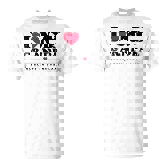 I Love My Grandpa I Heart My Grandpa Tシャツ - Kawaiitshirt