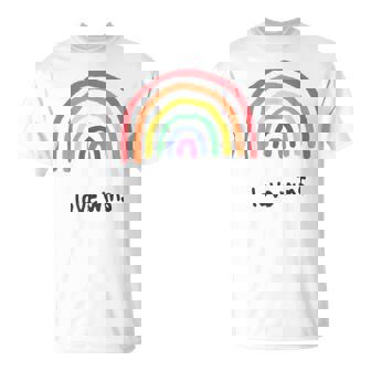 Love Wins Rainbow Lgbt Maglietta - Novitaregali