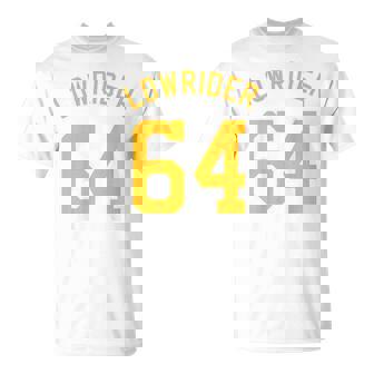 Lowrider 64 Jersey Number On The Back Classic Lowrider Car Tシャツ - Kawaiitshirt
