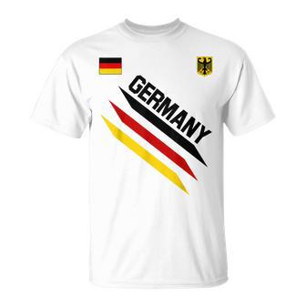 Maillot De Football Allemand Rétro De L'allemagne T-Shirt - Cadeauxyz