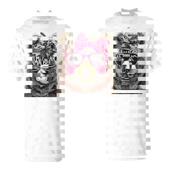 Mama Bear Sunglasses Mommy Mom T-Shirt - Monsterry