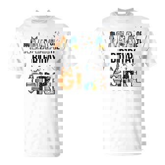 Mama Of The Birthday Girl Party Blue Dog Lover Matching T-Shirt - Thegiftio