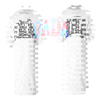 Mama Dada 4Th Of July American Family Matching Mom Dad T-Shirt | Mazezy