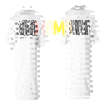 Mama Mom Of Both Leopard Baseball Softball Mom T-Shirt | Mazezy