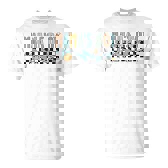 Mama's Boy Retro Smile Face Happy Mother's Day T-Shirt - Monsterry