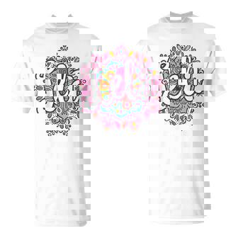 Mandala Lela Grandma Christmas Birthday T-Shirt - Monsterry