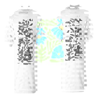 Matisse 抽象 秋 造花 美的 ペイント 長袖tシャツ Tシャツ - Kawaiitshirt