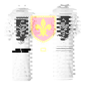 Medieval Knight Renaissance Tunic Diy Halloween Costume T-Shirt - Thegiftio