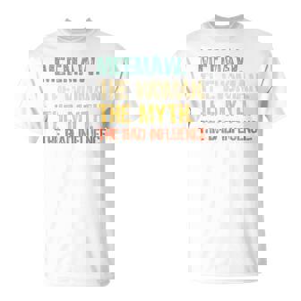 Meemaw The Woman The Myth The Bad Influence Mee-Maw Retro T-Shirt | Mazezy