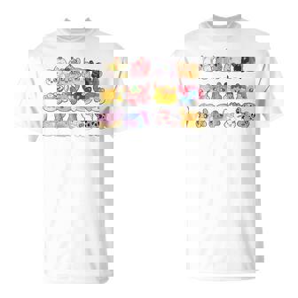 Meemeow Cats Plush Squishy Pink T-Shirt - Thegiftio