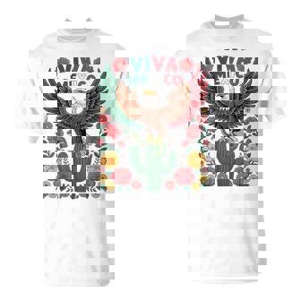 Mexican Independence Day Eagle Viva Mexico T-Shirt - Monsterry