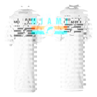 Mia マイアミ ローカルスタンダード Mia レトロ ドルフィン マイアミ Fl クラシック Tシャツ - Kawaiitshirt