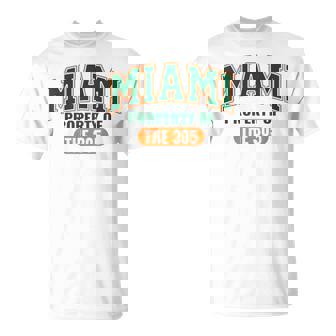 Miami Property 305 ストリートウェア マイアミシティカルチャースタイル Tシャツ - Kawaiitshirt