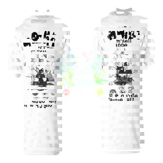 Mon Chat M'appelle Humour Drole Fille Chaton Fleurs T-Shirt - Cadeauxyz