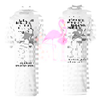 Mother And Daughter Best Friends For Life Pink Flamingo Mom T-Shirt - Thegiftio