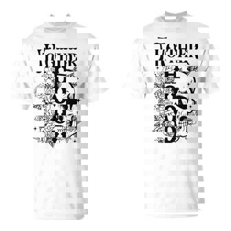 Motherhood Skull And Roses Gothic Mom Aesthetic T-Shirt - Monsterry