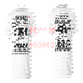 Momo Goded Me Two Titles Mom And Momo T-Shirt - Thegiftio