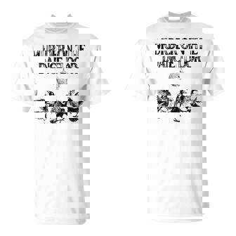 Murder On The Dance Floor Crow Dancing Disco T-Shirt | Mazezy