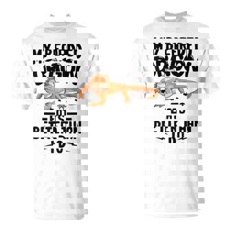 My Bearded Dragon Eats Better Than I Do トカゲ爬虫類 Tシャツ - Kawaiitshirt